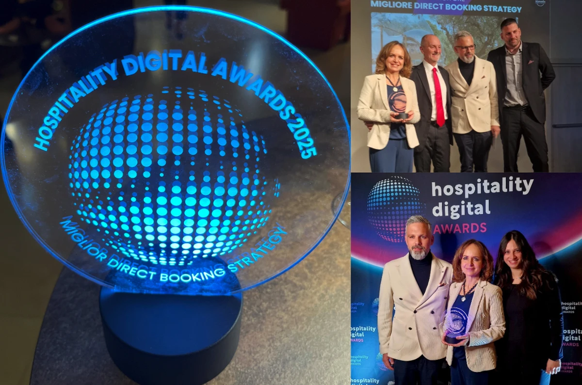 Foto della premiazione degli hospitality digital awards
